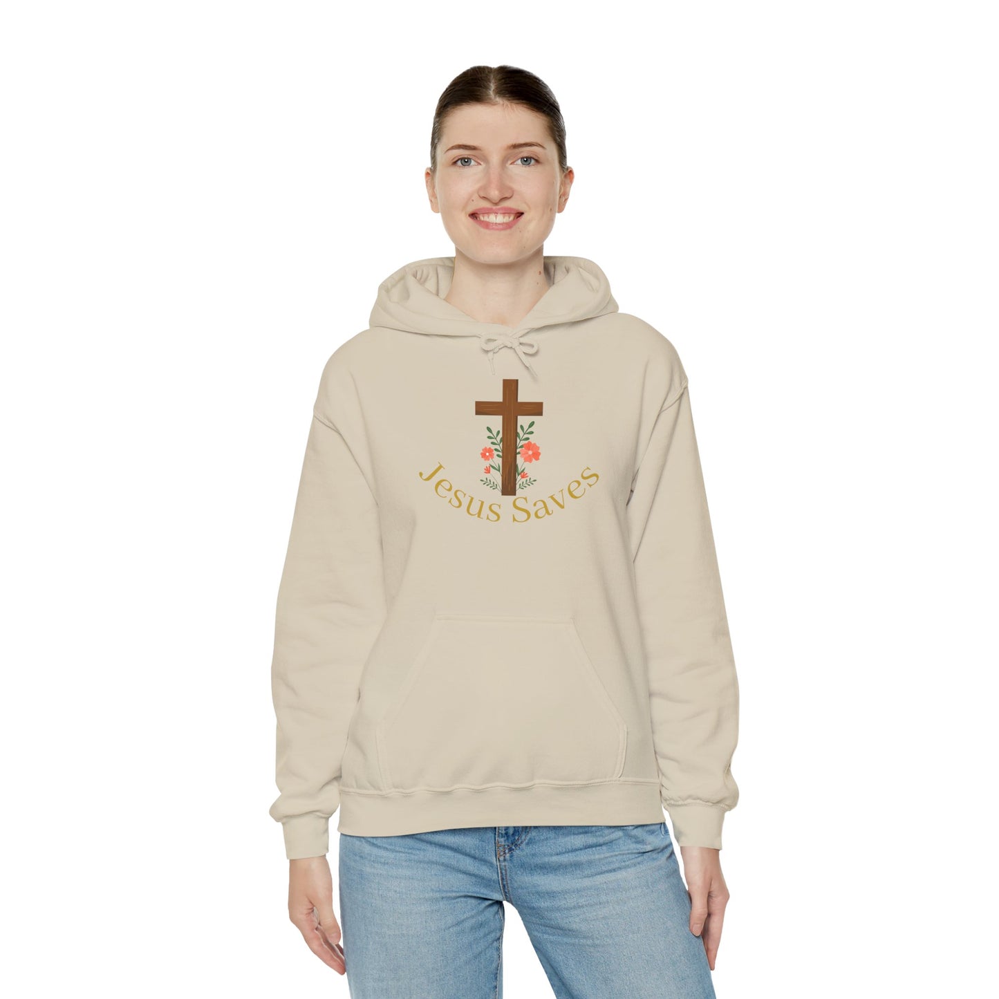 Jesus Saves Hooded Sweatshirt