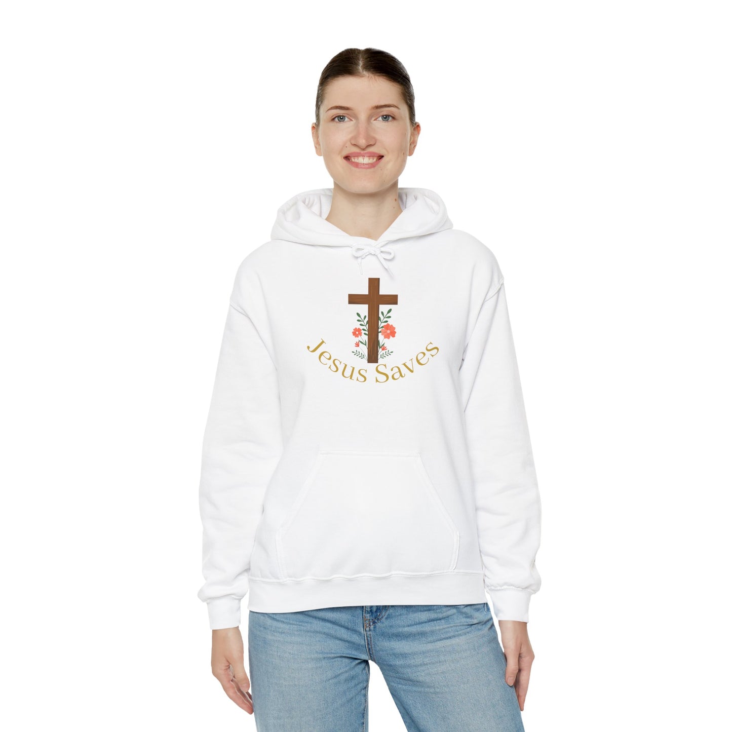 Jesus Saves Hooded Sweatshirt