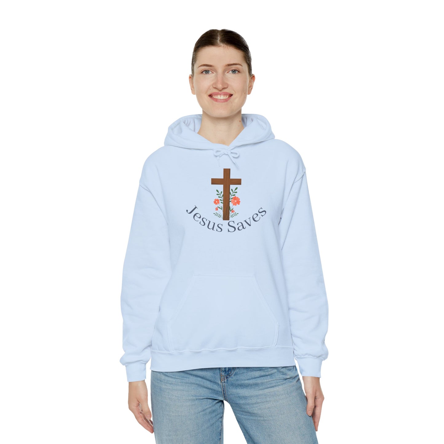 Jesus Saves Hooded Sweatshirt