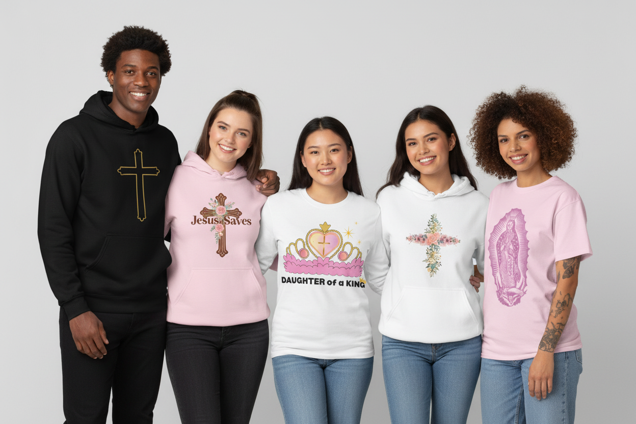 Elegida collection with accurate Jesus Saves hoodie